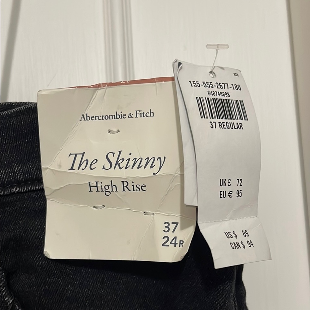 Abercrombie & Fitch Black Skinny Jeans - Picture 5 of 6